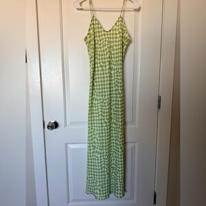 Resa Geometric Pattern Maxi Dress